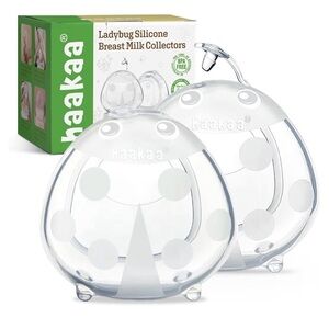2 Haakaa Clear Silicone Breast Shells